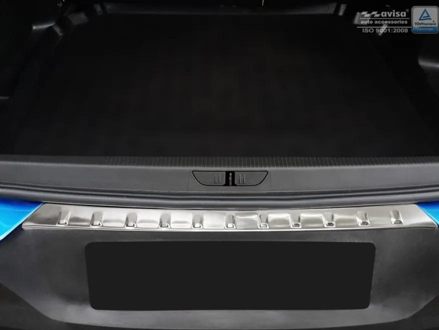 Lastskydd Rostfri Borstad Metall Opel Grandland X 2017-2021