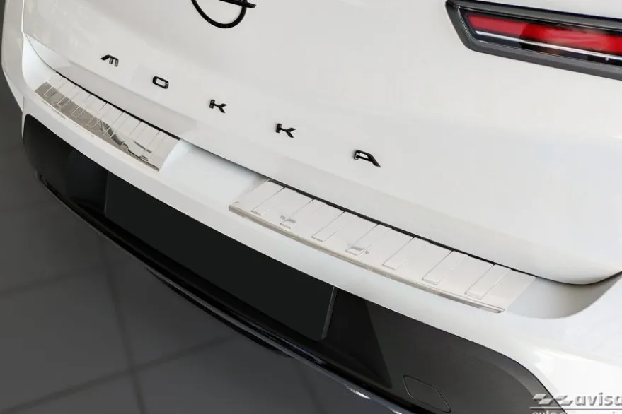 Lastskydd Rostfri Borstad Metall Opel Mokka II B 2020->
