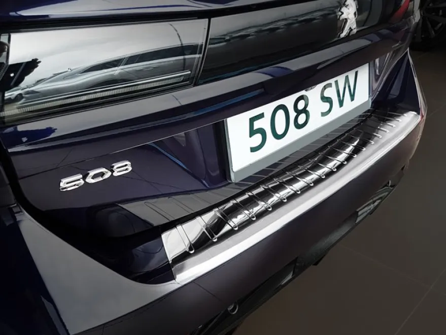 Lastskydd Rostfri Borstad Metall Peugeot 508 II Sw 2018->