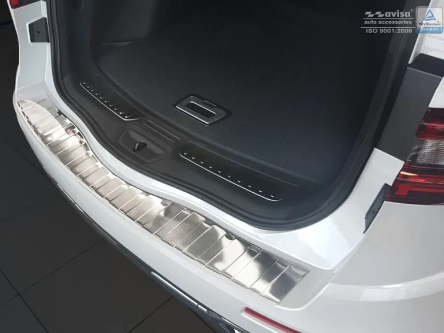 Lastskydd Rostfri Borstad Metall Renault Koleos II 2016->