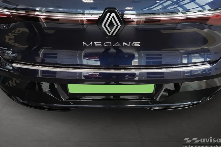 Lastskydd Rostfri Borstad Metall Renault Megane E-Tech Electric 2022->