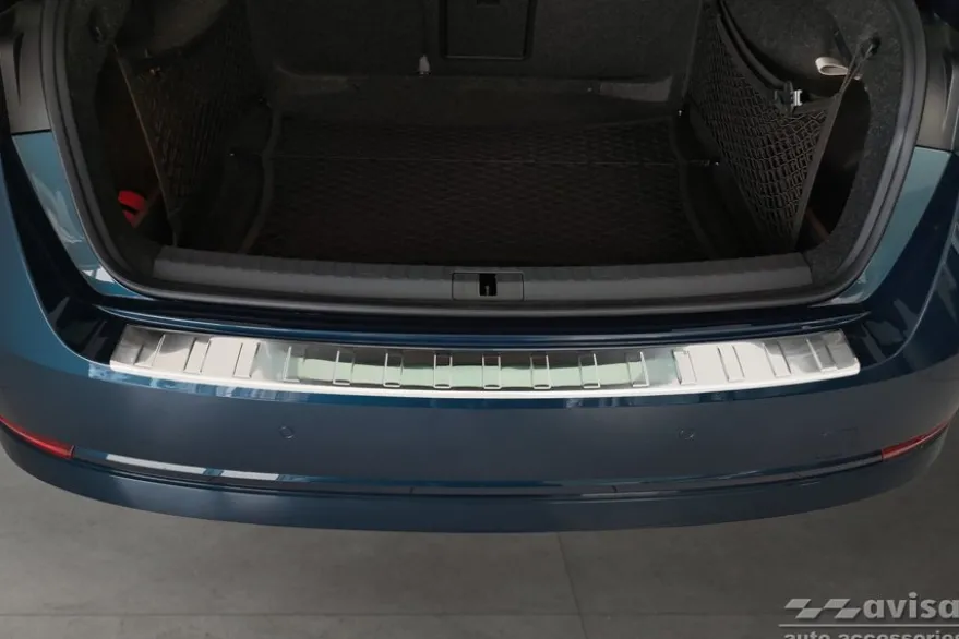 Lastskydd Rostfri Borstad Metall Skoda Octavia IV Liftback 2019->