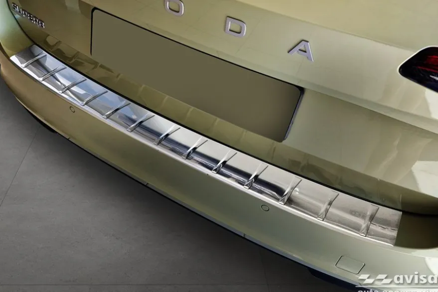 Lastskydd Rostfri Borstad metall Skoda Superb IV Kombi 2024->