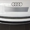 Lastskydd Rostfri Borstad Metall Svart Audi Q3 II 2018->
