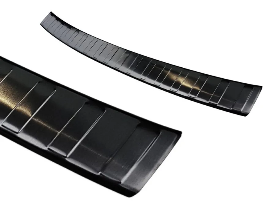 Lastskydd Rostfri Borstad Metall Svart BMW3-Serie G21 Touring M-paket 2018-2022