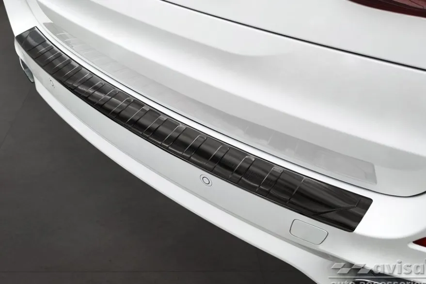 Lastskydd Rostfri Borstad Metall Svart Bmw X5 F15 2013-2018