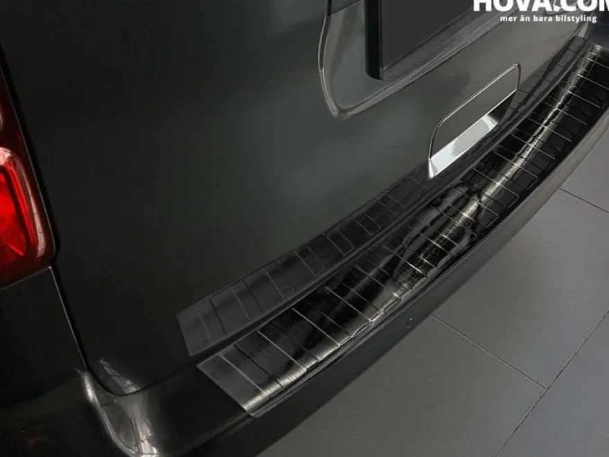 Lastskydd Rostfri Borstad Metall Svart Citroen Spacetourer 2016->