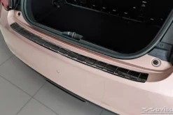 Lastskydd Rostfri Borstad Metall Svart Fiat 500 E II Hatchback 3D 2020-><noscript><img width=