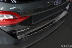 Lastskydd Rostfri Borstad Metall Svart Ford Focus III Hatchback 5D/ St-Line 2014-2018
