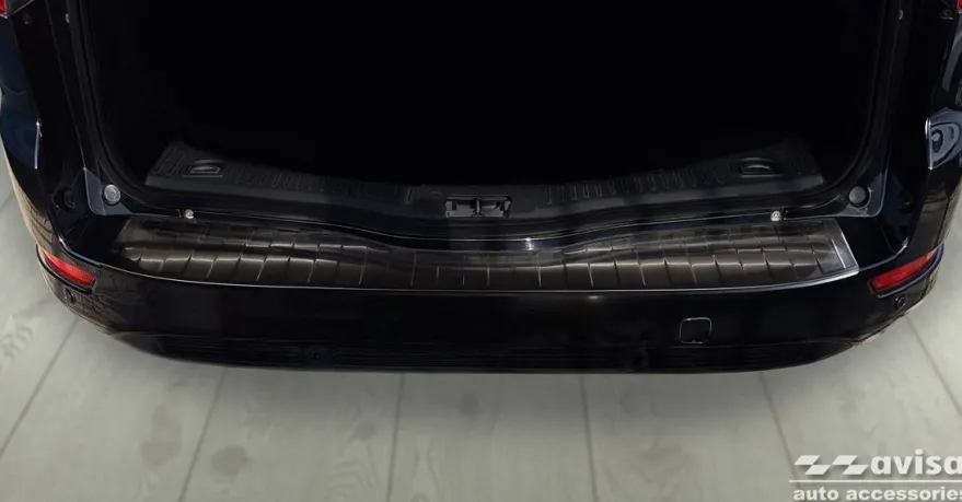 Lastskydd Rostfri Borstad Metall Svart Ford Mondeo IV Kombi 2010-2014