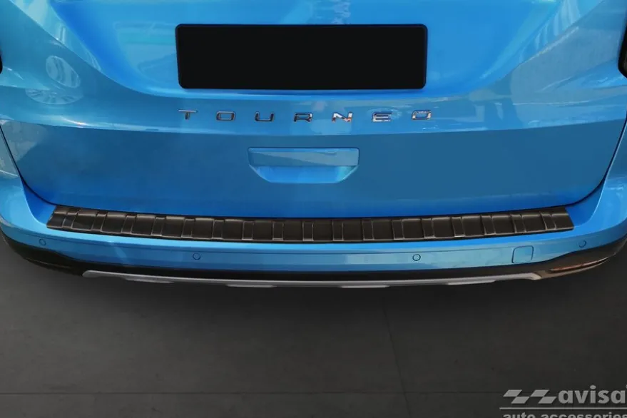 Lastskydd Rostfri Borstad Metall Svart Ford Tourneo Connect III 2022->