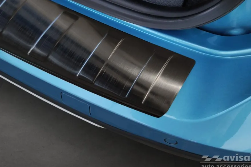 Lastskydd Rostfri Borstad Metall Svart Ford Tourneo Connect III 2022->
