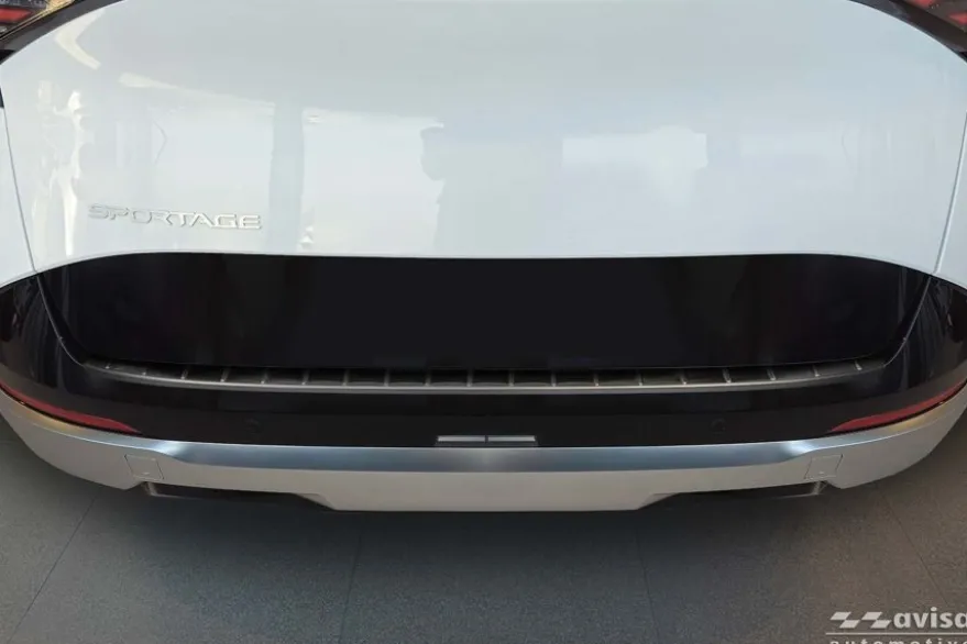 Lastskydd Rostfri Borstad Metall Svart Kia Sportage V 2025->