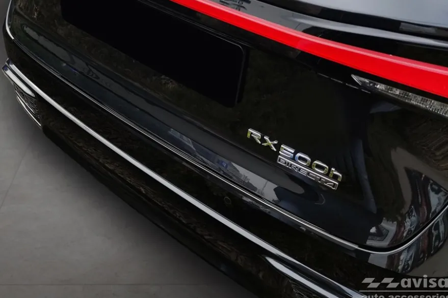 Lastskydd Rostfri Borstad Metall Svart Lexus RX V 2022->