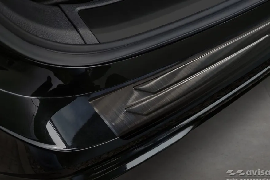 Lastskydd Rostfri Borstad Metall Svart Lexus RX V 2022->