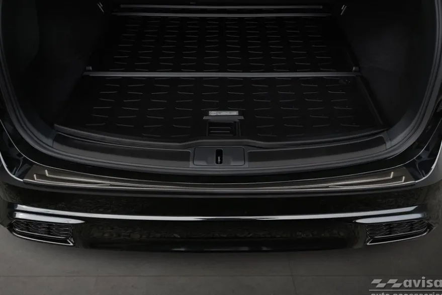 Lastskydd Rostfri Borstad Metall Svart Lexus RX V 2022->