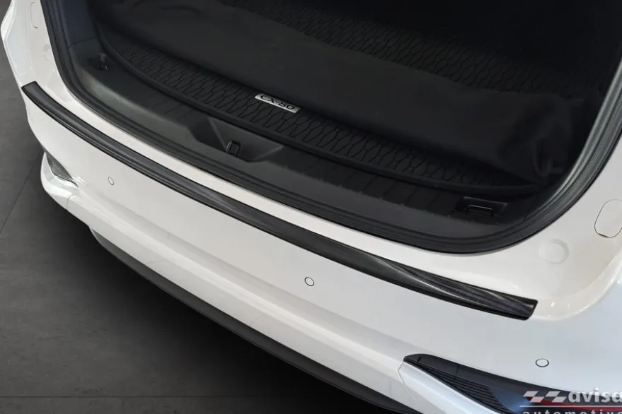 Lastskydd Rostfri Borstad Metall Svart Mazda CX-80 2024->