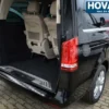 Lastskydd Rostfri Borstad Metall Svart Mercedes-Benz V-Klass 4-/5-Dörrars 2014->