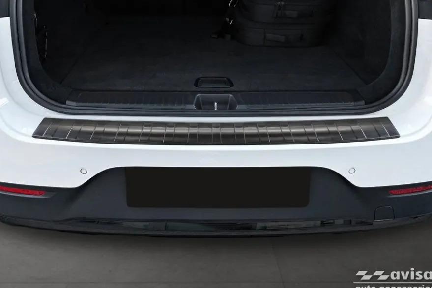 Lastskydd Rostfri Borstad Metall Svart Mercedes EQE Suv X294 2023->