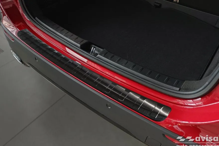 Lastskydd Rostfri Borstad Metall Svart Mercedes GLA II H247 2020->
