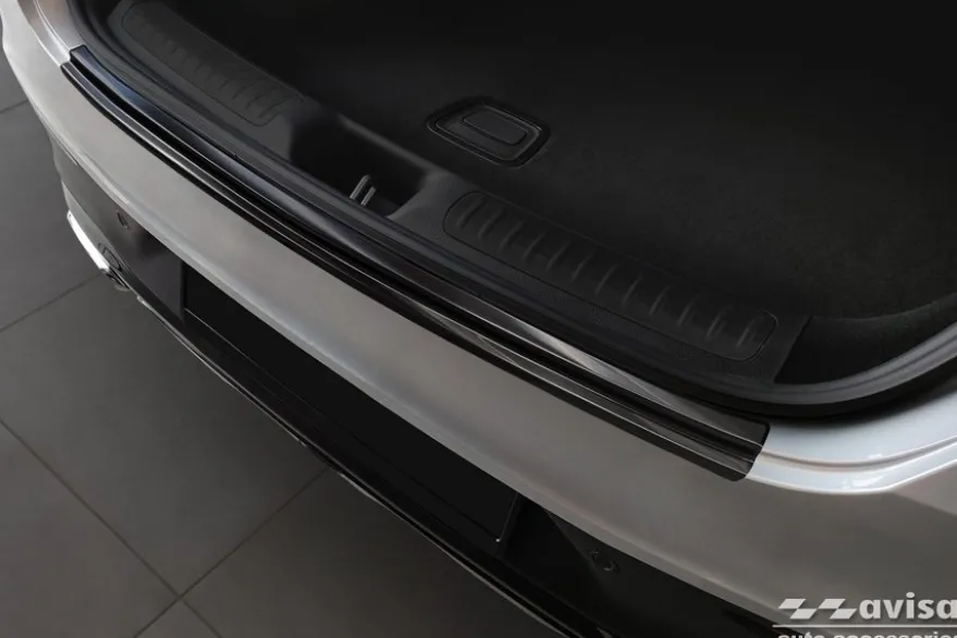 Lastskydd Rostfri Borstad Metall Svart Mercedes GLC II C254 Coupe 2023->