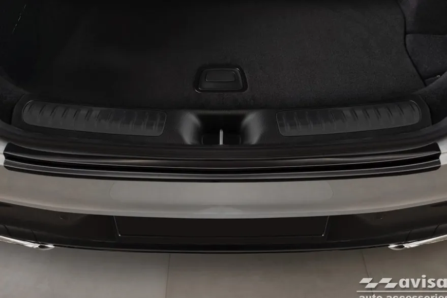 Lastskydd Rostfri Borstad Metall Svart Mercedes GLC II C254 Coupe 2023->