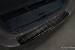 Lastskydd Rostfri Borstad Metall Svart Renault Grand Scenic III 2009-2016
