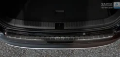 Lastskydd Rostfri Borstad Metall Svart Seat Ateca 2016->