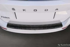 Lastskydd Rostfri Borstad Metall Svart Skoda Fabia III Kombi Facelift 2018-><noscript><img width=