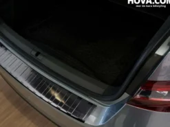 Lastskydd Rostfri Borstad Metall Svart Skoda SUPERB III Sedan 2015-><noscript><img width=