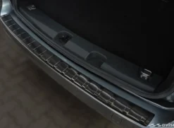 Lastskydd Rostfri Borstad Metall Svart VW Caddy V 2020->