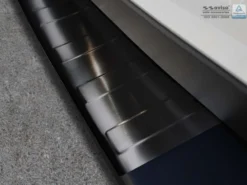 Lastskydd Rostfri Borstad Metall Svart VW Crafter 2017->