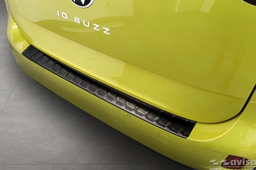 Lastskydd Rostfri Borstad Metall Svart VW ID.BUZZ 2022->