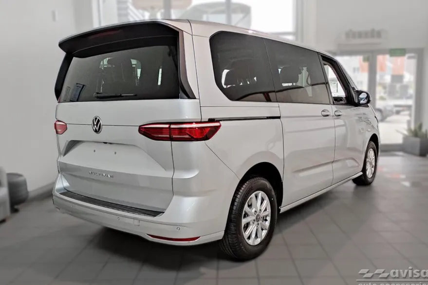 Lastskydd Rostfri Borstad Metall Svart VW Multivan T7 2021->