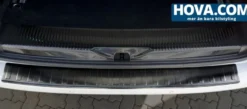 Lastskydd Rostfri Borstad Metall Svart VW Transporter T6, Caravelle T6 2015->