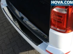 Lastskydd Rostfri Borstad Metall Svart VW Transporter T6, Caravelle T6 2015-><noscript><img width=