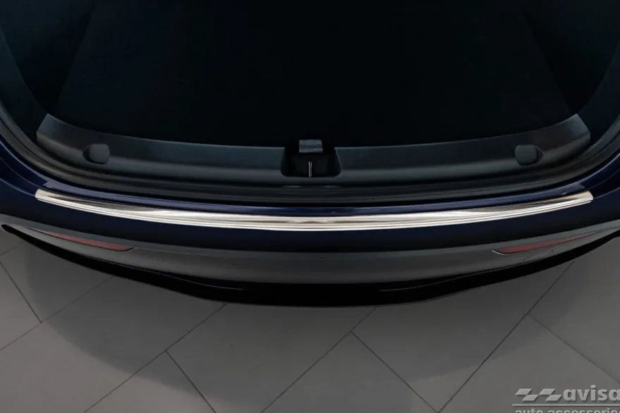 Lastskydd Rostfri Borstad Metall Tesla Model Y 2020->