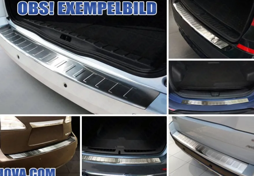 Lastskydd Rostfri Borstad Metall Toyota Corolla XII Hatchback 2018->