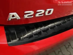 Lastskydd Rostfri Borstad Svart Metall Mercedes A-Klass W177 2018-2023