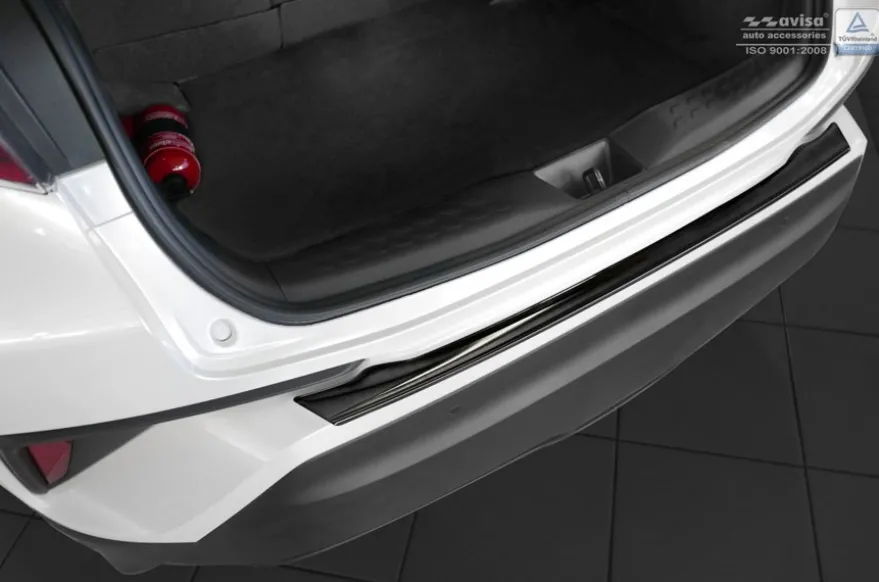 Lastskydd Rostfri Borstad Svart Metall Toyota C-Hr Crossover 2016-2023