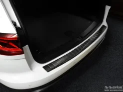 Lastskydd Rostfri Borstad Svart Metall Volkswagen Touareg III 2018-><noscript><img width=