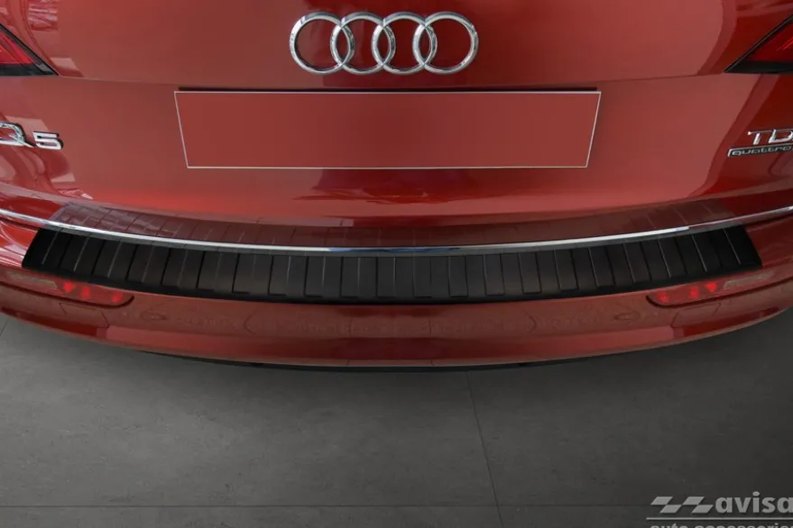 Lastskydd Rostfri Matt Svart Metall Audi Q5 2008-2016