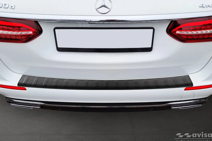 Lastskydd Rostfri Matt Svart Metall Mercedes E-Klass S213 Kombi 2016->