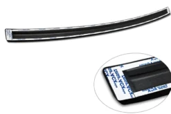 Lastskydd Rostfri Matt Svart Metall MG ZS Facelift 2019-2024