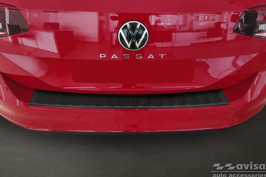 Lastskydd Rostfri Matt Svart Metall VW Passat B8 Variant 2014-2023
