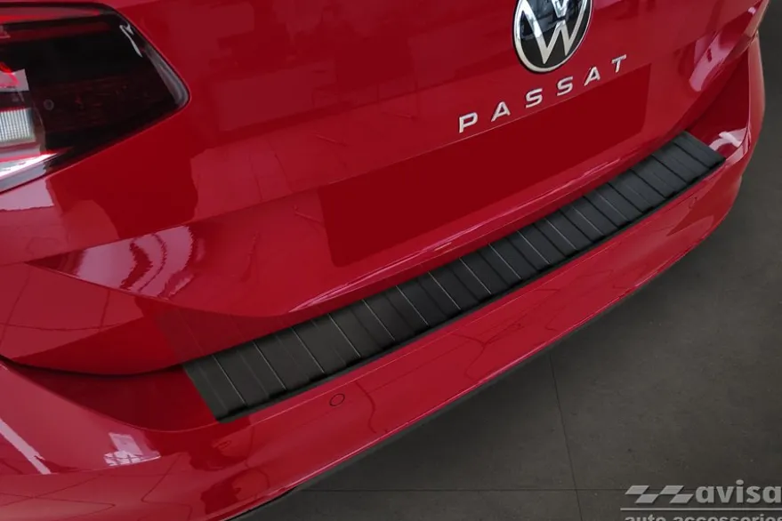 Lastskydd Rostfri Matt Svart Metall VW Passat B8 Variant 2014-2023