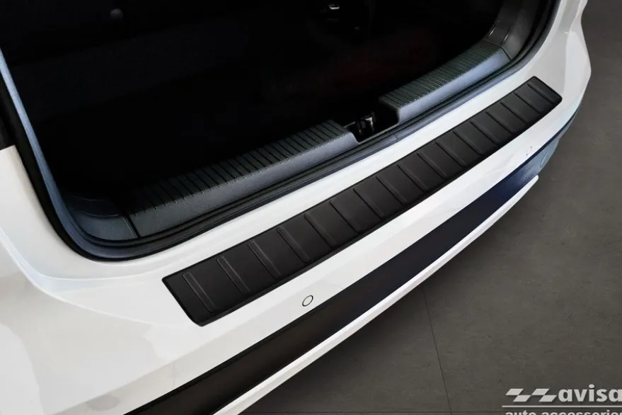 Lastskydd Rostfri Matt Svart Metall VW T-Cross 2018->