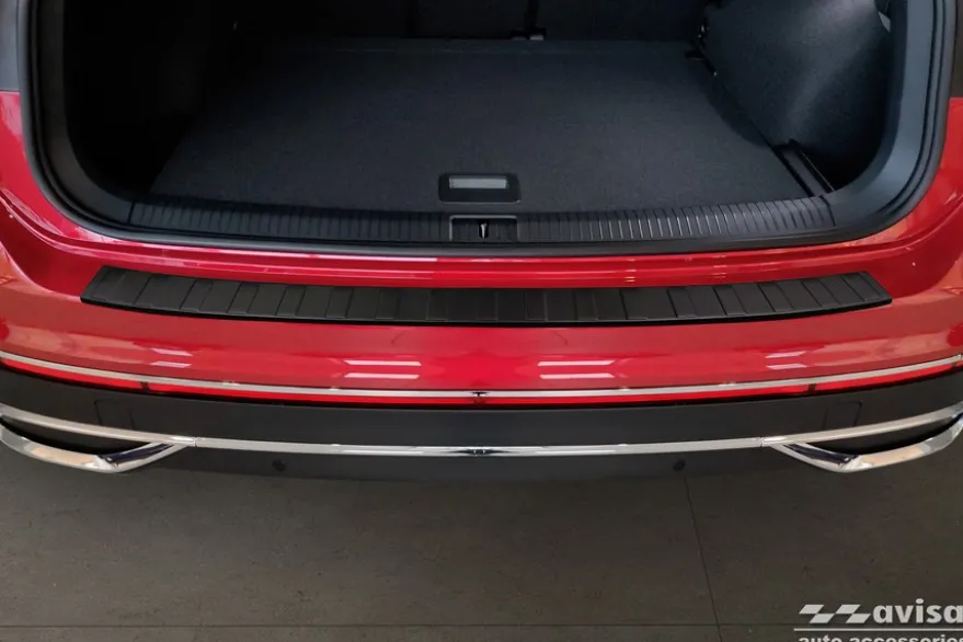 Lastskydd Rostfri Matt Svart Metall VW Tiguan II 2015-2024