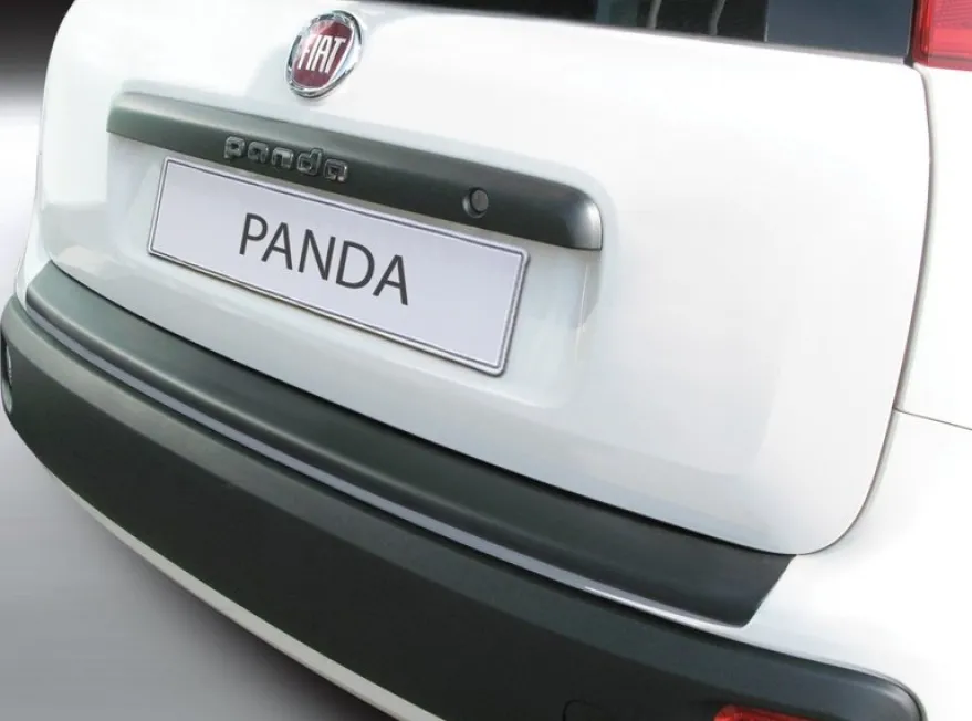 Lastskydd Svart Fiat Panda 3.2012- (Ej 4x4 / Trekking)