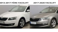 Lastskydd Svart Skoda Octavia III 5E Kombi 6.2013-2.2017